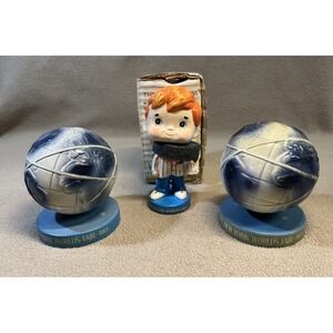 Vintage 1964-65 New York World's‎ Fair Bobblehead Bill & Unisphere Set